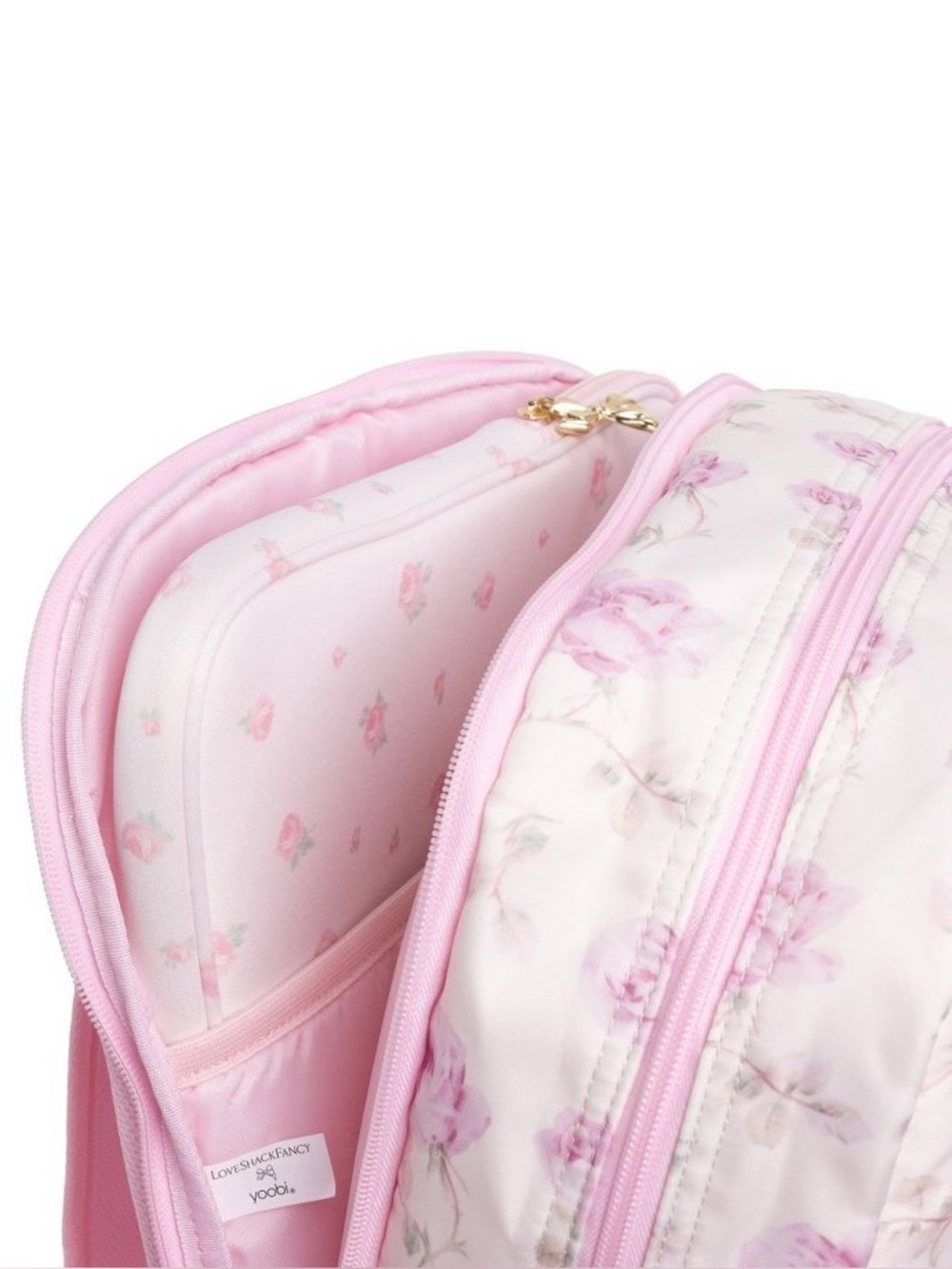 IN-HAND | LoveShackFancy x Target Yoobi Ribbon Rosa Backpack Sterling Dusk - Picture 8 of 13
